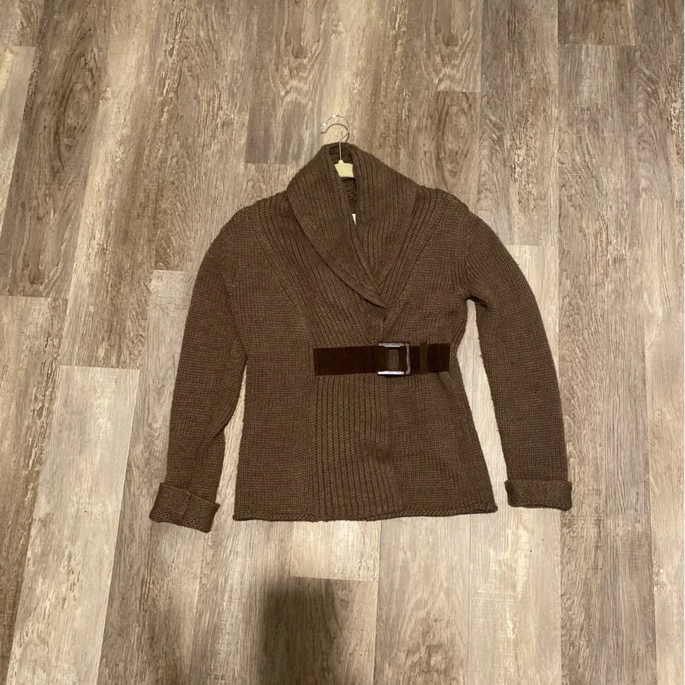 Soft surroundings belted cozy cardigan size small - Picture 1 of 6